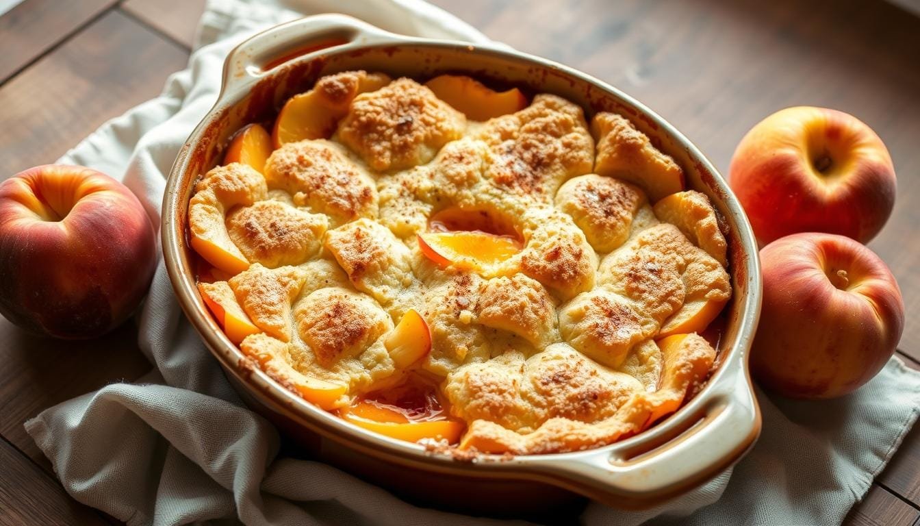 peach cobbler recipe with cake mix